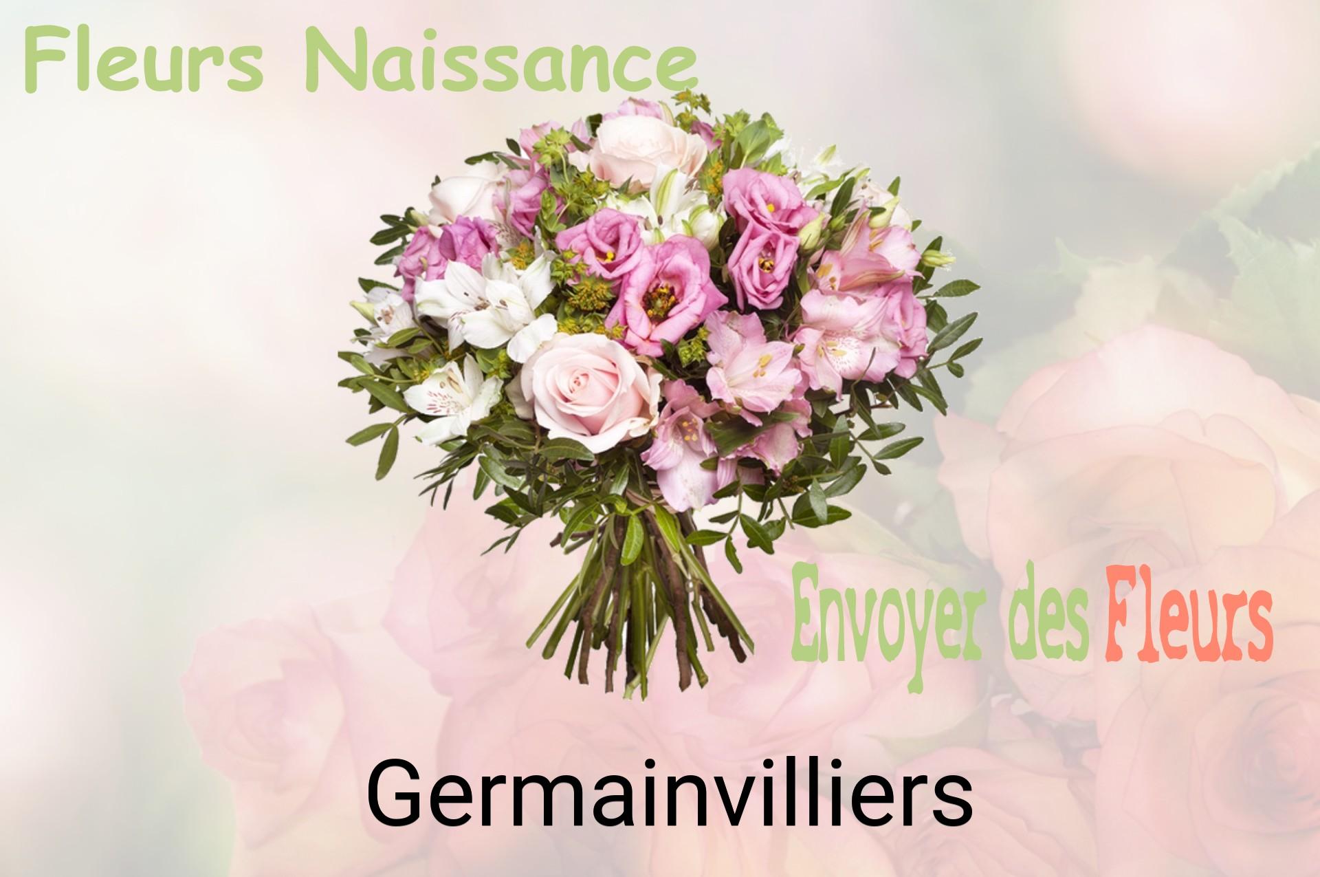 Bouquet de fleurs de naissance livré à Germainvilliers